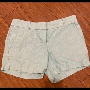 {J. Crew} Tiffany blue shorts